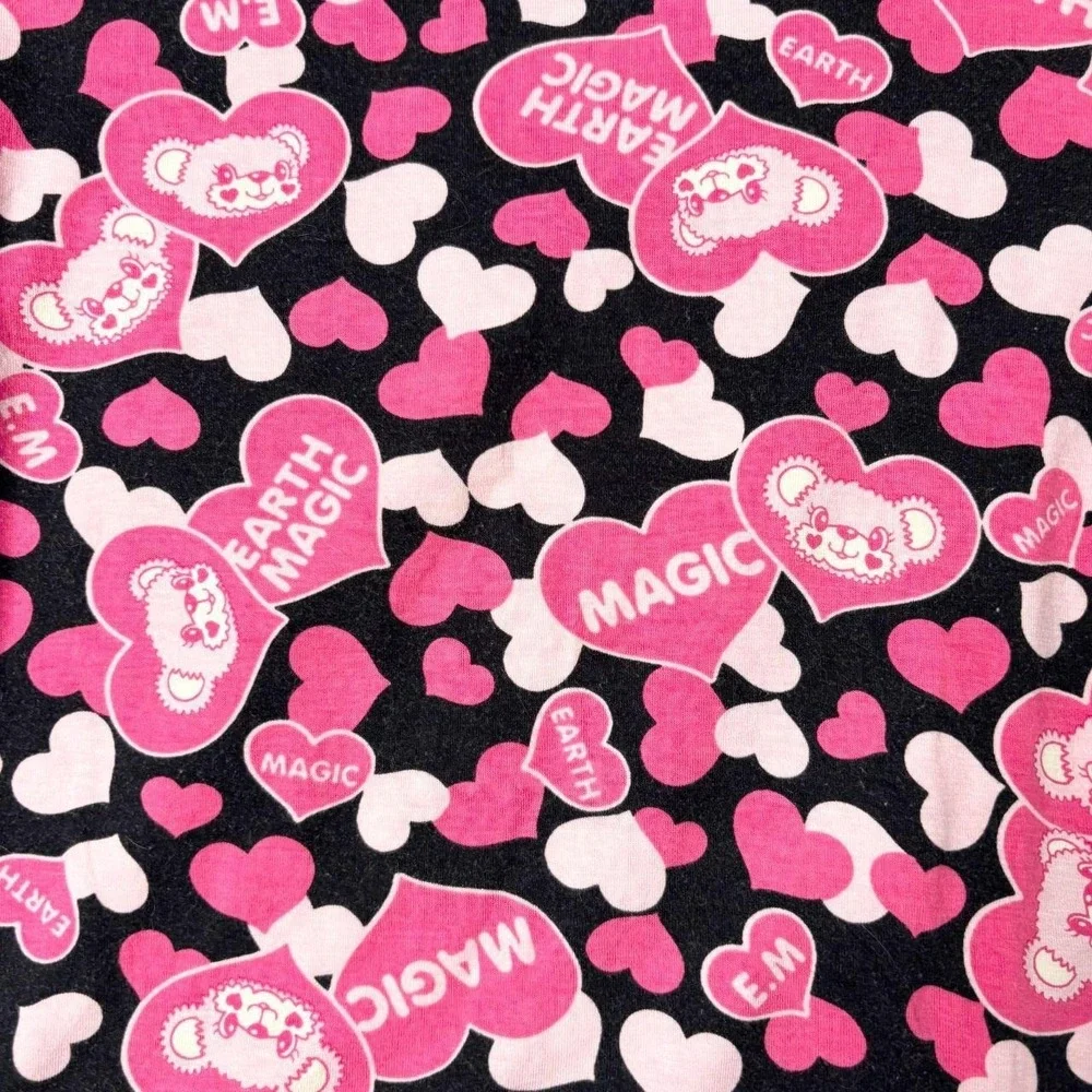 Earth Magic j-fashion heart AOP baby tee